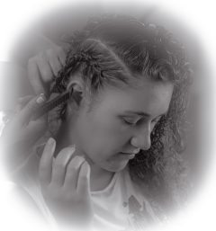 Corte de pelo en acción
