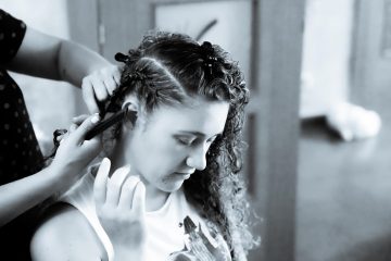 Peinando el cabello rizado